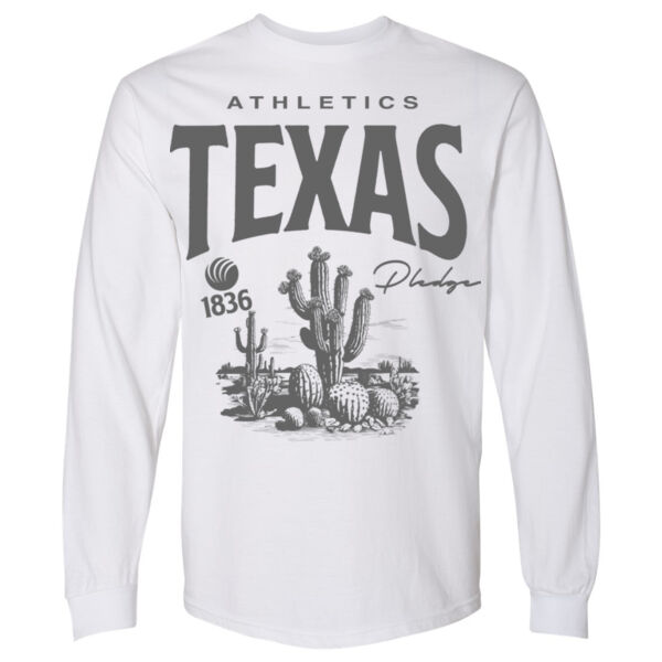 CACTUS - PREMIUM HEAVYWEIGHT LONG SLEEVE T-SHIRT - FBGYKN Thumbnail