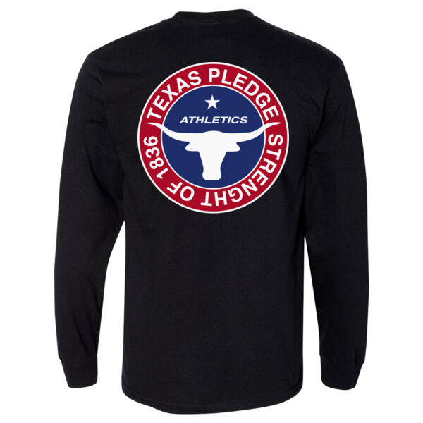 STRENGTH OF 1836 - PREMIUM HEAVYWEIGHT LONG SLEEVE T-SHIRT - $GJ2S7H$ Thumbnail