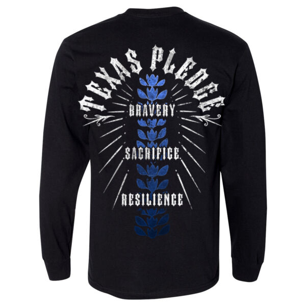 BLUE BONNET BACKBONE - PREMIUM HEAVYEIGHT LONG SLEEVE T-SHIRT - PQMFJW Thumbnail
